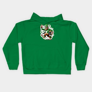 Paddy's Bigfoot Bonanza Festive Folklore Fusion Kids Hoodie